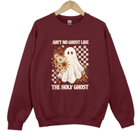 Load image into Gallery viewer, Ain't No Ghost Like the Holy Ghost Sweatshirt - Funny Christian Fall Spooky Season Faith Pullover