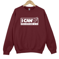 Load image into Gallery viewer, I Can Do All Things Through Christ - Bible Verse Sweatshirt