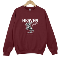 Load image into Gallery viewer, Christian Cowboy Sweatshirt - Heaven Yeah Riding With Jesus Shirt