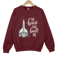 Load image into Gallery viewer, The House That Built Me Sweatshirt - Church Outfit Christian Sweatshirt