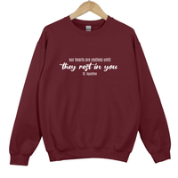 Load image into Gallery viewer, St Augustine Devotion Shirt - Catholic Devotion Sweatshirt