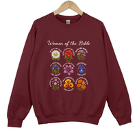 Load image into Gallery viewer, Women of the Bible Sweatshirt - Faith Based Women Christian Sweatshirt