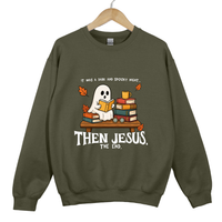 Load image into Gallery viewer, Spooky Jesus Shirt - Christian Fall Shirt, Cute Halloween Sweatshirt