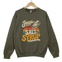 Load image into Gallery viewer, Jesus Called Us Salt Not Syrup Shirt - Matthew 5:13 Christian Top, Funny Bible Verse Sweatshirt