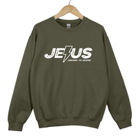 Load image into Gallery viewer, Jesus Highway to Heaven Christian Sweatshirt