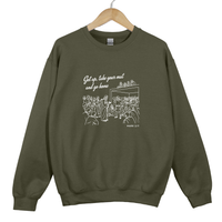 Load image into Gallery viewer, Jesus Miracle Sweatshirt - Get Up Take Your Mat Christian Sweatshirt