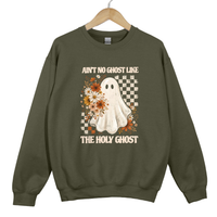 Load image into Gallery viewer, Ain't No Ghost Like the Holy Ghost Sweatshirt - Funny Christian Fall Spooky Season Faith Pullover