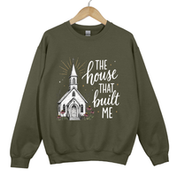 Load image into Gallery viewer, The House That Built Me Sweatshirt - Church Outfit Christian Sweatshirt