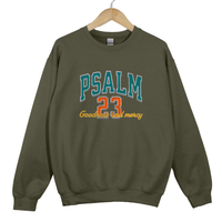 Load image into Gallery viewer, Psalm 23 Goodness and Mercy - Vintage Retro Christian Sweatshirt