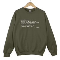Load image into Gallery viewer, Paul Letters - Funny Christian Humor Sweatshirt