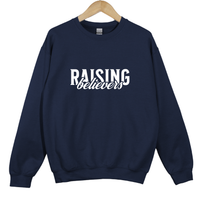 Load image into Gallery viewer, Raising Believers - Worship Church Outfit Christian Sweatshirt