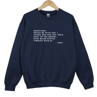 Load image into Gallery viewer, Paul Letters - Funny Christian Humor Sweatshirt