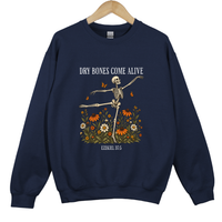 Load image into Gallery viewer, Gothic Wildflower Sweatshirt - Spooky Season Cute Halloween Top
