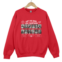 Load image into Gallery viewer, Ain't No Hood Like Sainthood - Christian Catholic Saint Sweatshirt