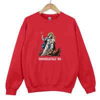 Load image into Gallery viewer, Immediately No Shirt - Christian Humor Crewneck Catholic Sweatshirt