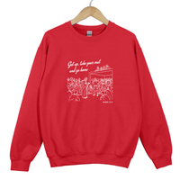 Load image into Gallery viewer, Jesus Miracle Sweatshirt - Get Up Take Your Mat Christian Sweatshirt
