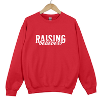Load image into Gallery viewer, Raising Believers - Worship Church Outfit Christian Sweatshirt