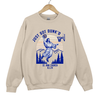 Load image into Gallery viewer, Just Got Dunk'd Shirt -  Funny Jesus Christian Meme Sweatshirt