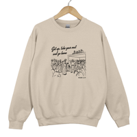 Load image into Gallery viewer, Jesus Miracle Sweatshirt - Get Up Take Your Mat Christian Sweatshirt