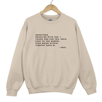 Load image into Gallery viewer, Paul Letters - Funny Christian Humor Sweatshirt