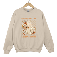 Load image into Gallery viewer, Ain't No Ghost Like the Holy Ghost Sweatshirt - Funny Christian Fall Spooky Season Faith Pullover