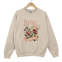 Load image into Gallery viewer, Little Way Floral - Lisieux 1897 Sweatshirt, St Therese Catholic Trendy Shirt