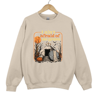 Load image into Gallery viewer, Christian Halloween Sweatshirt - I Ain't Afraid of No Grave Shirt