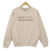 Load image into Gallery viewer, Teaching Tiny Feet to Walk with Jesus - Christian Preschool Teacher Shirt Homeschool Mom Pullover