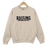 Load image into Gallery viewer, Raising Believers - Worship Church Outfit Christian Sweatshirt