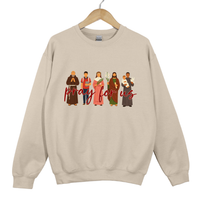 Load image into Gallery viewer, Pray For Us Catholic Sweatshirt - Jesus Believer Shirt, Trendy Disciples Sweater
