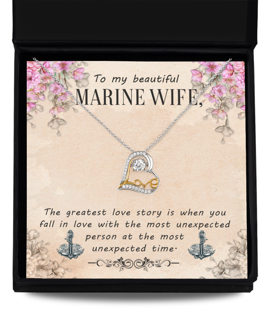 Marine Wife Love Dancing Necklace