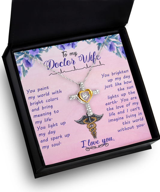 To My Doctor Wife Necklace